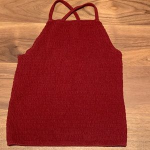 Hollister ribbed tank top